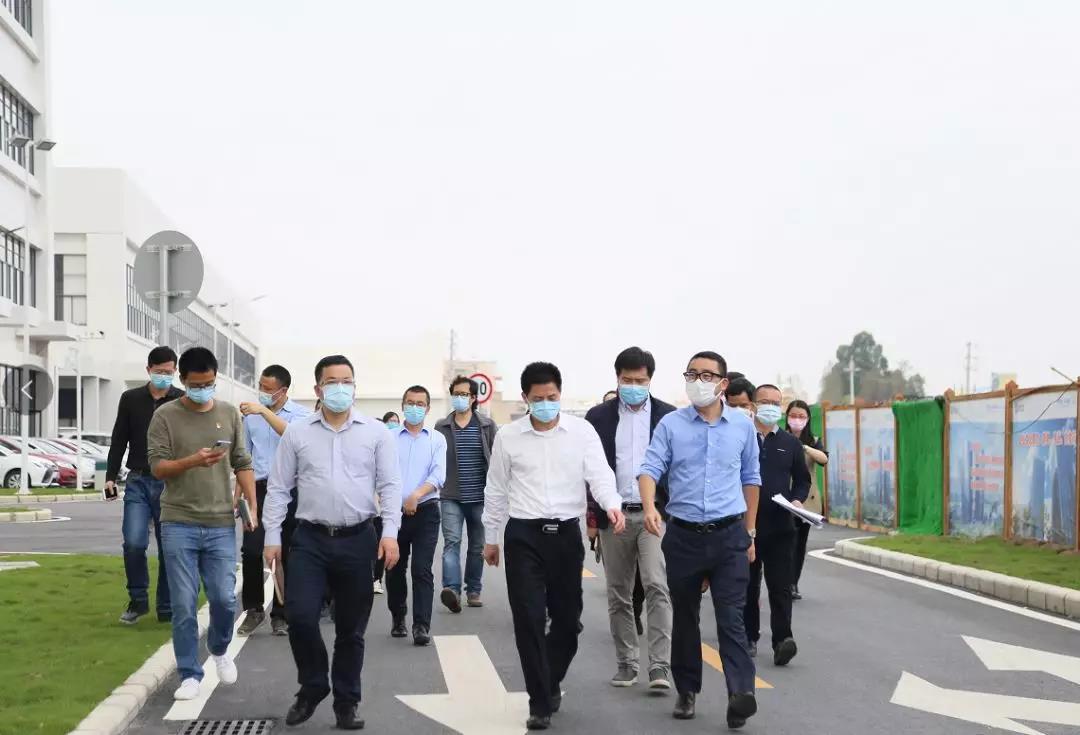 顺德区委副书记、区长彭聪恩一行调研333体育环境顺德环保科技产业园